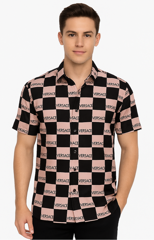 Versace Checkered Shirt
