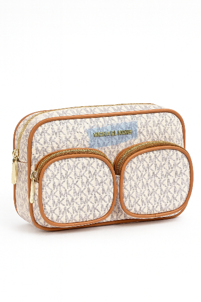 Michael Kors Jet Set Double Pocket Crossbody Clutch
