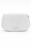 Michael Kors Monogram Saddle Clutch Bag