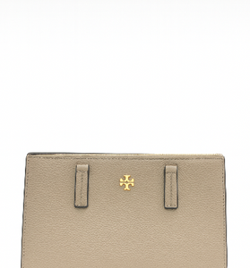Tory Burch Robinson Taupe Clutch