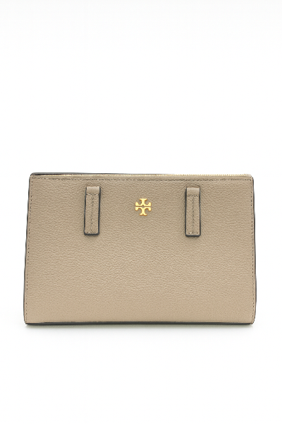 Tory Burch Robinson Taupe Clutch