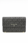 Michael Kors Black Monogram Logo Clutch