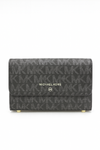 Michael Kors Black Monogram Logo Clutch