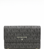 Michael Kors Black Monogram Logo Clutch