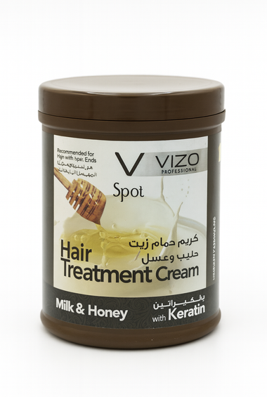 Vizo Professional Hair Treatment Cream – Milk &amp; Honey with Keratin