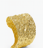 Hammered Texture Gold Cuff