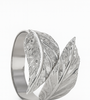 Silver Leaf-Inspired Bracelet