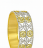 Two-Tone Diamond Filigree Bangle
