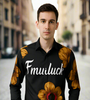 Black Floral Designer Shirt