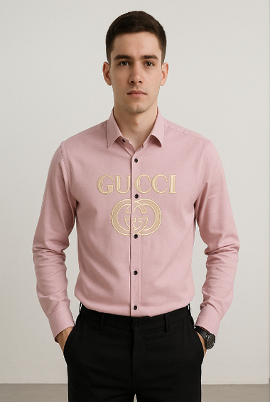 Pink Luxury Branded Shirt