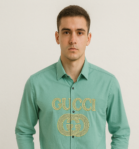 Green Luxury Branded Shirt