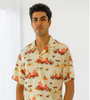 Desert Print Down-Shoulder Shirt