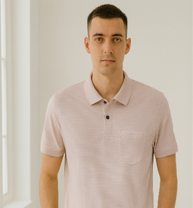 Pastel Pink Polo T-Shirt