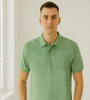 Green Calvin Klein Logo Polo