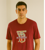 Maroon Burberry Graphic T-Shirt