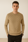 Beige Monogram Knit Sweater