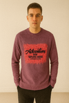 Purple Adventure Graphic Sweatshirt