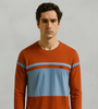 Rust &amp; Blue Colorblock Sweatshirt