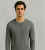 Plain Grey Crew-Neck Sweater