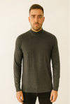 Dark Grey Turtleneck Sweater