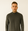 Dark Grey Turtleneck Sweater