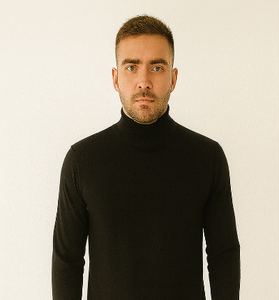 Black Turtleneck Sweater