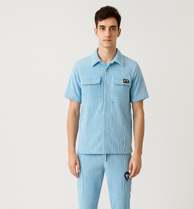 Light Blue Corduroy Co-ord Set