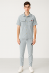 Grey Corduroy Co-ord Set