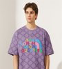 Purple Gucci x North Face Graphic T-Shirt