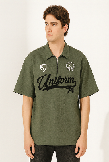 Olive Green Uniform 74 Polo T-Shirt