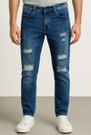Light Blue Distressed Skinny Jeans