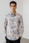 Watercolor Floral Print Shirt