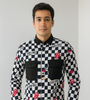 Checkered Graphic Print Shirt