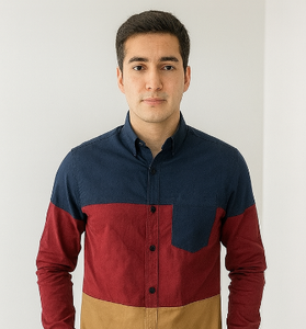 Colorblock Tricolor Shirt