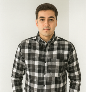 Black &amp; White Checked Flannel Shirt