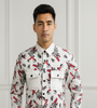 White &amp; Red Looney Tunes Print Shirt