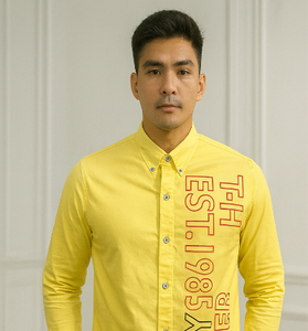 Yellow Branded Graphic Shirt