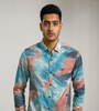 Multicolor Artistic Print Shirt