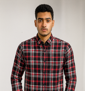 Red &amp; Black Tartan Shirt