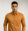 Mustard Solid Casual Shirt