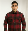 Black &amp; Red Large Checked Shirt