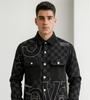 Black Graphic Checkered Shirt