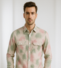 Pastel Tie-Dye Check Shirt