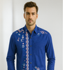 Royal Blue Graphic Shirt