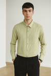 Light Green Striped Shirt