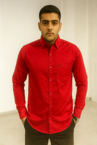 Solid Red Shirt