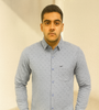 Light Blue Textured Shirt