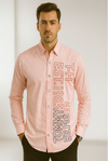 Light Pink Logo Print Shirt