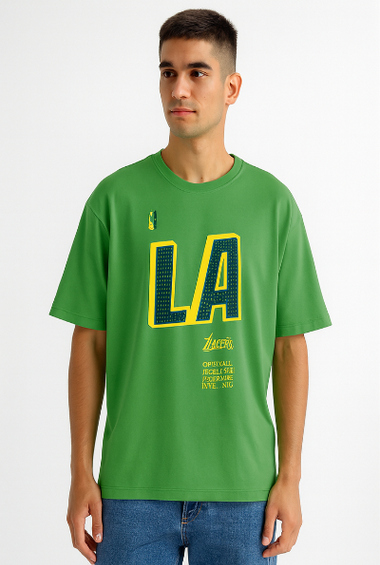 Green LA Lakers Graphic T-Shirt