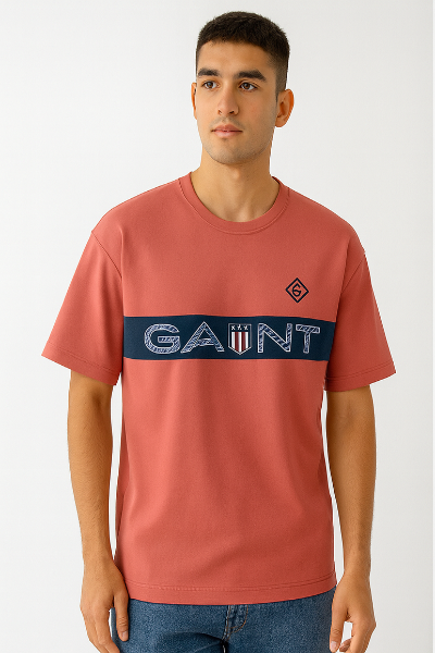 Red GAINT Logo T-Shirt